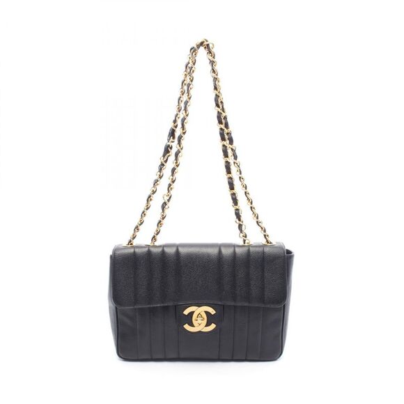 Chanel Mademoiselle De Coco Mark Caviar Skin Shoulder Bag - Picture 1 of 10